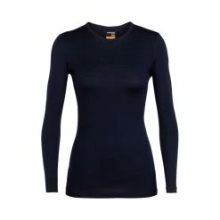 Meilleure affaire 👍 Icebreaker 200 Oasis Long Sleeve Crewe - Sous-vêtement mérinos femme I Hardloop 🤩 -Icebreaker Shop icebreaker 200 oasis long sleeve crewe maillot femme midnight navy