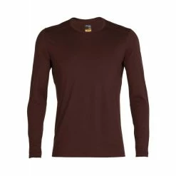 Sortie ❤️ Icebreaker 200 Oasis Long Sleeve Crewe - Sous-vêtement mérinos homme I Hardloop ✔️ -Icebreaker Shop icebreaker 200 oasis long sleeve crewe maillot homme espresso