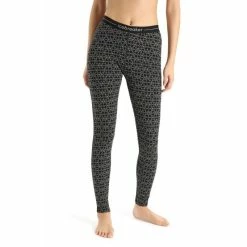 Alternative view of Vente flash 💯 Icebreaker 250 Vertex Leggings Alpine Geo - Sous-vêtement mérinos femme 😀