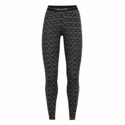 Vente flash 💯 Icebreaker 250 Vertex Leggings Alpine Geo - Sous-vêtement mérinos femme 😀