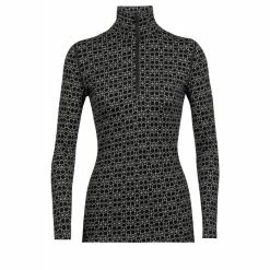 Acheter 😀 Icebreaker 250 Vertex LS Half Zip Alpine Geo - Sous-vêtement mérinos femme 🎉