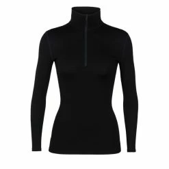 Sortie 🌟 Icebreaker 260 Tech Long Sleeve Half Zip - Sous-vêtement mérinos femme I Hardloop 🎉