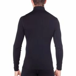 Sortie 😀 Icebreaker 260 Tech Long Sleeve Half Zip - Sous-vêtement mérinos homme I Hardloop 😍 -Icebreaker Shop icebreaker 260 tech long sleeve half zip maillot homme black 2
