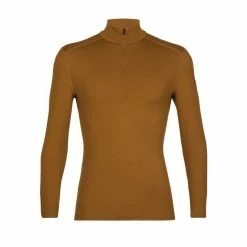 Sortie 😀 Icebreaker 260 Tech Long Sleeve Half Zip - Sous-vêtement mérinos homme I Hardloop 😍 -Icebreaker Shop icebreaker 260 tech long sleeve half zip maillot homme clove
