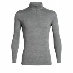 Sortie 😀 Icebreaker 260 Tech Long Sleeve Half Zip - Sous-vêtement mérinos homme I Hardloop 😍 -Icebreaker Shop icebreaker 260 tech long sleeve half zip maillot homme gritstone heather