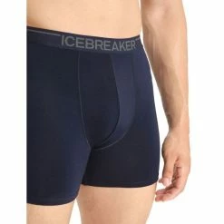 Promo 🔥 Icebreaker Anatomica Boxers - Boxer homme 😀 -Icebreaker Shop icebreaker anatomica boxers boxer homme midnight navy
