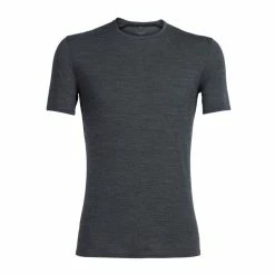 Offres 🎉 Icebreaker Anatomica Short Sleeve Crewe en Mérinos - T-shirt en laine mérinos homme I Hardloop 😍 -Icebreaker Shop icebreaker anatomica short sleeve crewe en merinos t shirt homme jet hthr black