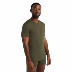 Offres 🎉 Icebreaker Anatomica Short Sleeve Crewe en Mérinos - T-shirt en laine mérinos homme I Hardloop 😍 -Icebreaker Shop icebreaker anatomica short sleeve crewe en merinos t shirt homme loden 4