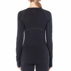 Promo 😀 Icebreaker 200 Zone LS Crewe - Maillot femme 👍 7 Promo 😀 Icebreaker 200 Zone LS Crewe - Maillot femme 👍 -Icebreaker Shop icebreaker bodyfitzone 200 zone long sleeve crewe maillot femme black 2