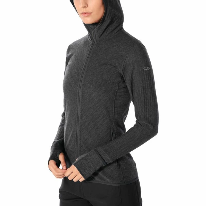 Meilleure vente 🤩 Icebreaker Descender LS Zip Hood - Sweatshirt en laine mérinos femme I Hardloop 🛒 10 Meilleure vente 🤩 Icebreaker Descender LS Zip Hood - Sweatshirt en laine mérinos femme I Hardloop 🛒 – Image 8