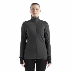 Offres 🔔 Icebreaker Descender LS Zip - Polaire en laine mérinos femme I Hardloop 👍