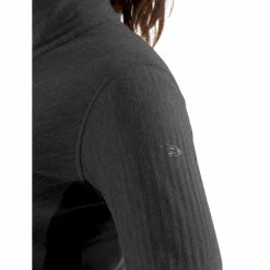 Offres 🔔 Icebreaker Descender LS Zip - Polaire en laine mérinos femme I Hardloop 👍 -Icebreaker Shop icebreaker descender ls zip polaire femme jet heather black 4