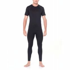 Promo 😍 Icebreaker Mens 150 Zone Leggings - Sous-vêtement mérinos homme I Hardloop ⌛ -Icebreaker Shop icebreaker mens 150 zone leggings collant homme black 3