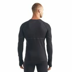 Tout neuf ✨ Icebreaker Mens 150 Zone LS Crewe - Sous-vêtement mérinos homme I Hardloop 😀 -Icebreaker Shop icebreaker mens 150 zone ls crewe sous vetement merinos homme black 2