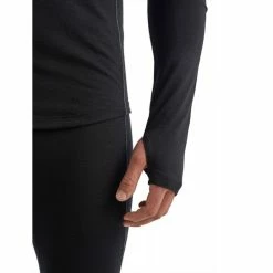 Tout neuf ✨ Icebreaker Mens 150 Zone LS Crewe - Sous-vêtement mérinos homme I Hardloop 😀 -Icebreaker Shop icebreaker mens 150 zone ls crewe sous vetement merinos homme black 7