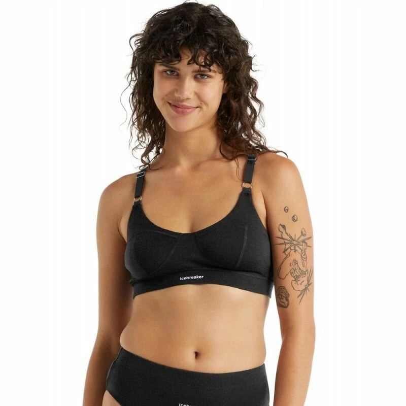 Promo 🎁 Icebreaker Queens Clasp Bra - Brassière de sport femme 🧨 3 Promo 🎁 Icebreaker Queens Clasp Bra - Brassière de sport femme 🧨