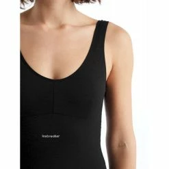 Meilleure affaire 🤩 Icebreaker Queens Tank Bodysuit - Sous-vêtement mérinos femme I Hardloop 🌟 -Icebreaker Shop icebreaker queens tank bodysuit sous vetement technique femme black 2
