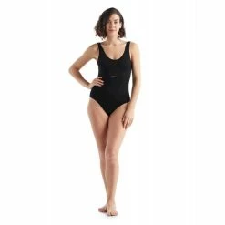 Meilleure affaire 🤩 Icebreaker Queens Tank Bodysuit - Sous-vêtement mérinos femme I Hardloop 🌟 -Icebreaker Shop icebreaker queens tank bodysuit sous vetement technique femme black 5