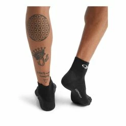 Acheter 👏 Icebreaker Run+ Ultralight Mini - Chaussettes en laine mérinos homme I Hardloop 🌟 -Icebreaker Shop icebreaker run ultralight mini chaussettes homme black snow 2