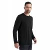 Budget ⭐ Icebreaker Sphere II LS Tee - T-shirt en laine mérinos homme I Hardloop 😉 -Icebreaker Shop icebreaker sphere ii ls tee t shirt homme black
