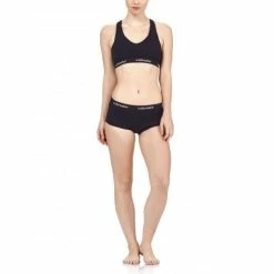Sortie 😍 Icebreaker Sprite Racerback Bra - Brassière de sport - 2016 🎁 -Icebreaker Shop icebreaker sprite racerback bra brassiere de sport black black sprite 3