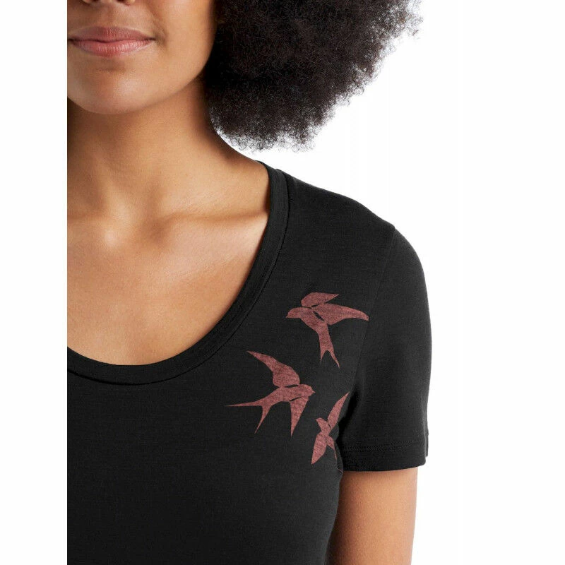 Meilleure affaire ⭐ Icebreaker Tech Lite II SS Scoop Tee Shapes - T-shirt en laine mérinos femme I Hardloop ⌛ 5 Meilleure affaire ⭐ Icebreaker Tech Lite II SS Scoop Tee Shapes - T-shirt en laine mérinos femme I Hardloop ⌛ – Image 3