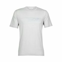 Coupon 👏 Icebreaker Tech Lite II SS Tee Ski Stripes - T-shirt en laine mérinos homme 🎉 -Icebreaker Shop icebreaker tech lite ii ss tee ski stripes t shirt en laine merinos homme ether 4