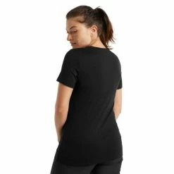 Meilleur prix 😍 Icebreaker Tech Lite II SS Tee - T-shirt en laine mérinos femme I Hardloop 👍 -Icebreaker Shop icebreaker tech lite ii ss tee t shirt en laine merinos femme black 4