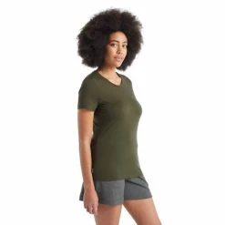 Meilleur prix 😍 Icebreaker Tech Lite II SS Tee - T-shirt en laine mérinos femme I Hardloop 👍 -Icebreaker Shop icebreaker tech lite ii ss tee t shirt en laine merinos femme loden