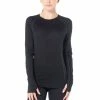 Meilleure vente 🎁 Icebreaker Wmns 150 Zone LS Crewe - Sous-vêtement mérinos femme I Hardloop 🥰 -Icebreaker Shop icebreaker wmns 150 zone ls crewe maillot femme black