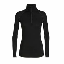 Sortie 🤩 Icebreaker Wmns 150 Zone LS Half Zip - Sous-vêtement mérinos femme I Hardloop 😉 10 Sortie 🤩 Icebreaker Wmns 150 Zone LS Half Zip - Sous-vêtement mérinos femme I Hardloop 😉 -Icebreaker Shop icebreaker wmns 150 zone ls half zip maillot femme black 4