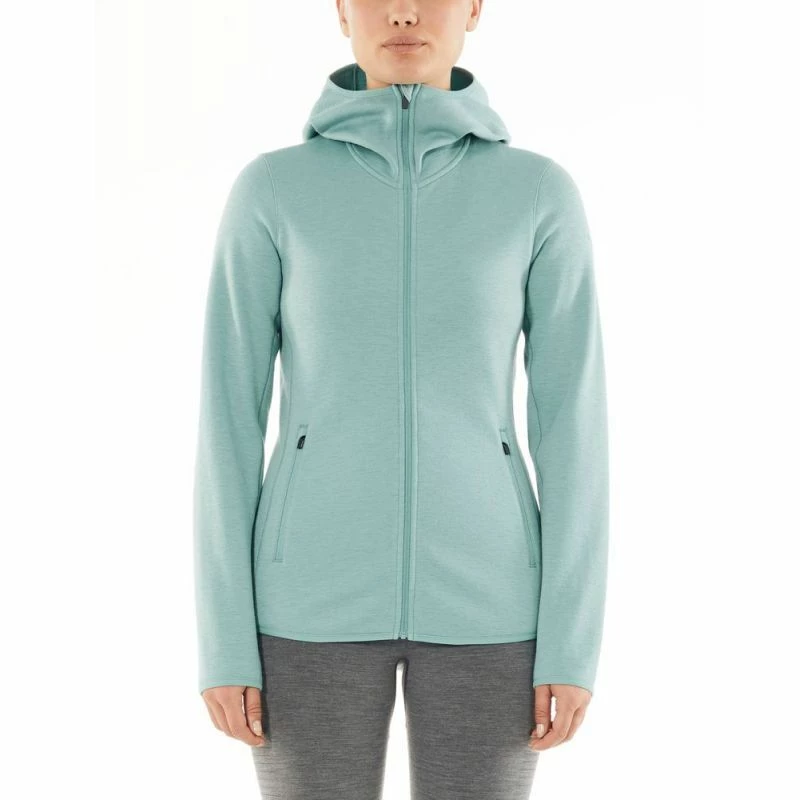 Meilleur prix 🧨 Icebreaker Wmns Elemental LS Zip Hood - Polaire en laine mérinos femme I Hardloop 😀 4 Meilleur prix 🧨 Icebreaker Wmns Elemental LS Zip Hood - Polaire en laine mérinos femme I Hardloop 😀 – Image 2