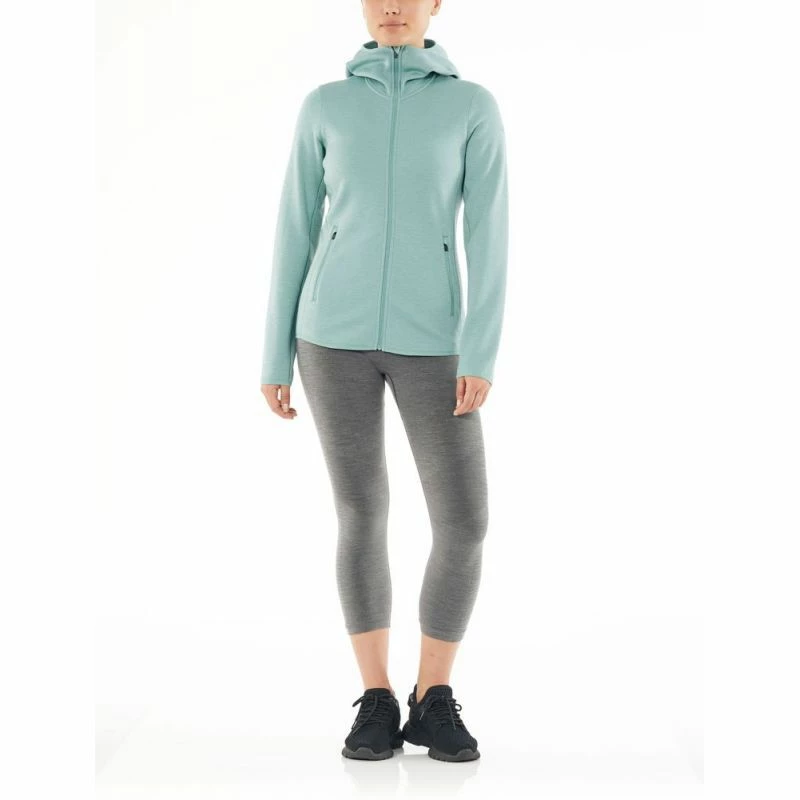 Meilleur prix 🧨 Icebreaker Wmns Elemental LS Zip Hood - Polaire en laine mérinos femme I Hardloop 😀 6 Meilleur prix 🧨 Icebreaker Wmns Elemental LS Zip Hood - Polaire en laine mérinos femme I Hardloop 😀 – Image 4