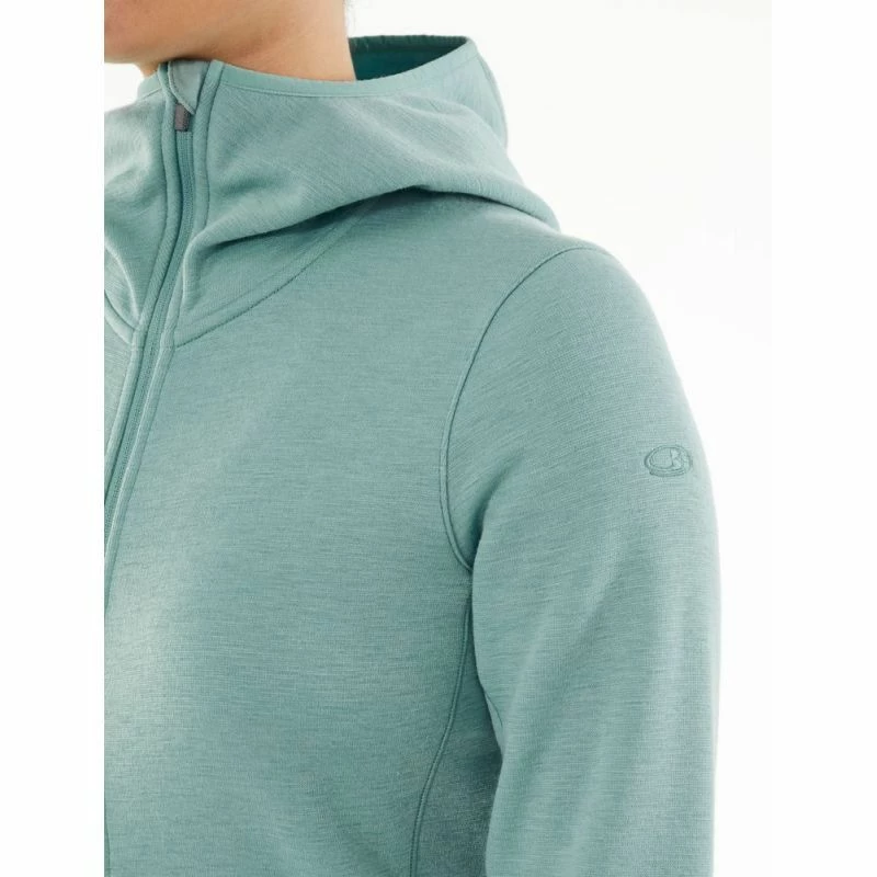 Meilleur prix 🧨 Icebreaker Wmns Elemental LS Zip Hood - Polaire en laine mérinos femme I Hardloop 😀 8 Meilleur prix 🧨 Icebreaker Wmns Elemental LS Zip Hood - Polaire en laine mérinos femme I Hardloop 😀 – Image 6