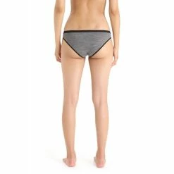 Meilleure affaire 🎁 Icebreaker Wmns Siren 👙 Bikini - Culotte femme ⭐ -Icebreaker Shop icebreaker women siren bikini culotte femme gritstone heather black 2