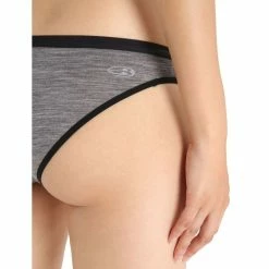 Meilleure affaire 🎁 Icebreaker Wmns Siren 👙 Bikini - Culotte femme ⭐ -Icebreaker Shop icebreaker women siren bikini culotte femme gritstone heather black 3