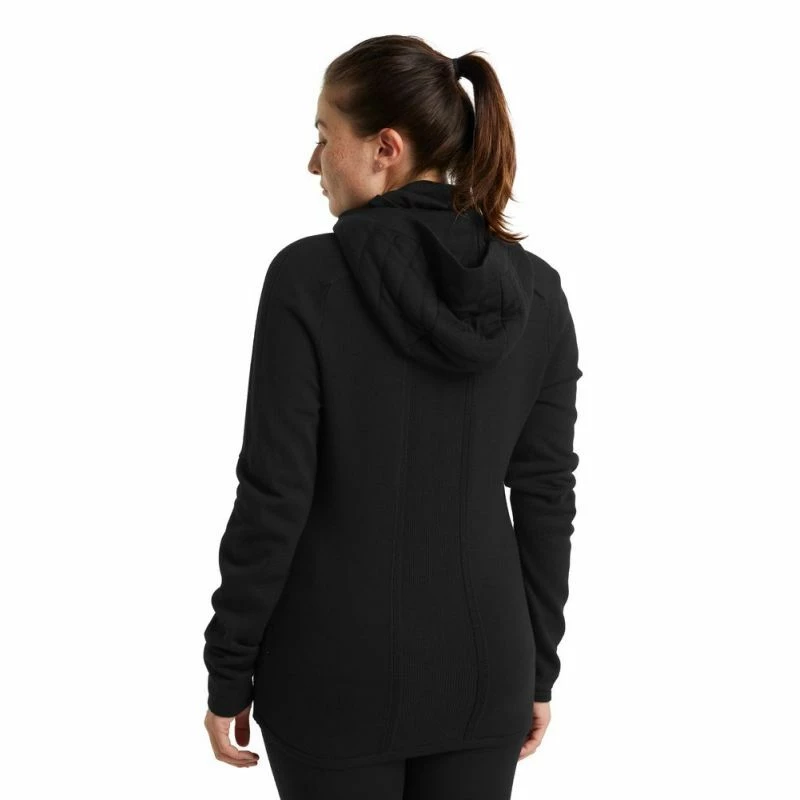 Vente flash 🌟 Icebreaker ZoneKnit Insulated LS Zip Hoodie - Polaire en laine mérinos femme I Hardloop 🥰 4 Vente flash 🌟 Icebreaker ZoneKnit Insulated LS Zip Hoodie - Polaire en laine mérinos femme I Hardloop 🥰 – Image 2