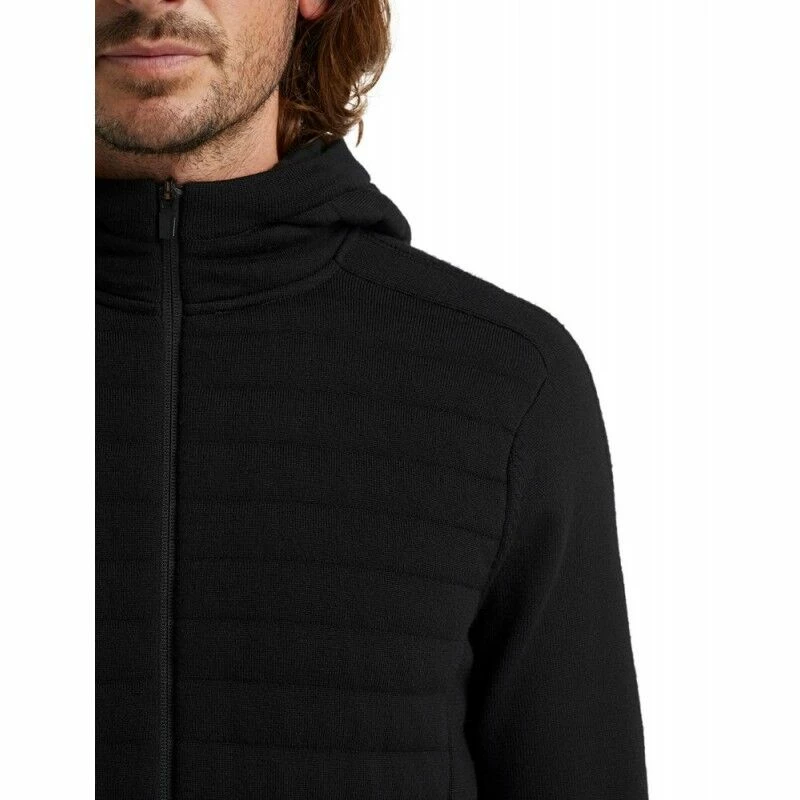 Meilleure vente 🔔 Icebreaker ZoneKnit Insulated LS Zip Hoodie - Polaire en laine mérinos homme I Hardloop ⭐ 8 Meilleure vente 🔔 Icebreaker ZoneKnit Insulated LS Zip Hoodie - Polaire en laine mérinos homme I Hardloop ⭐ – Image 6