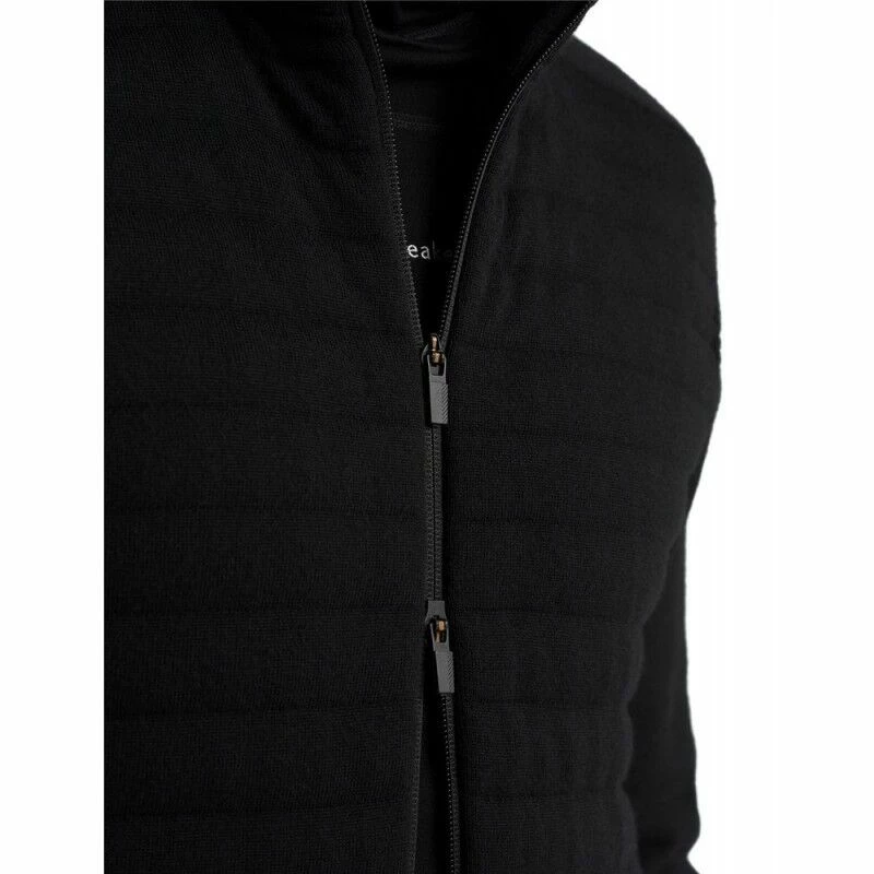 Meilleure vente 🔔 Icebreaker ZoneKnit Insulated LS Zip Hoodie - Polaire en laine mérinos homme I Hardloop ⭐ 9 Meilleure vente 🔔 Icebreaker ZoneKnit Insulated LS Zip Hoodie - Polaire en laine mérinos homme I Hardloop ⭐ – Image 7