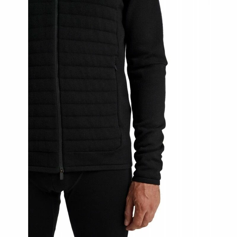 Meilleure vente 🔔 Icebreaker ZoneKnit Insulated LS Zip Hoodie - Polaire en laine mérinos homme I Hardloop ⭐ 10 Meilleure vente 🔔 Icebreaker ZoneKnit Insulated LS Zip Hoodie - Polaire en laine mérinos homme I Hardloop ⭐ – Image 8