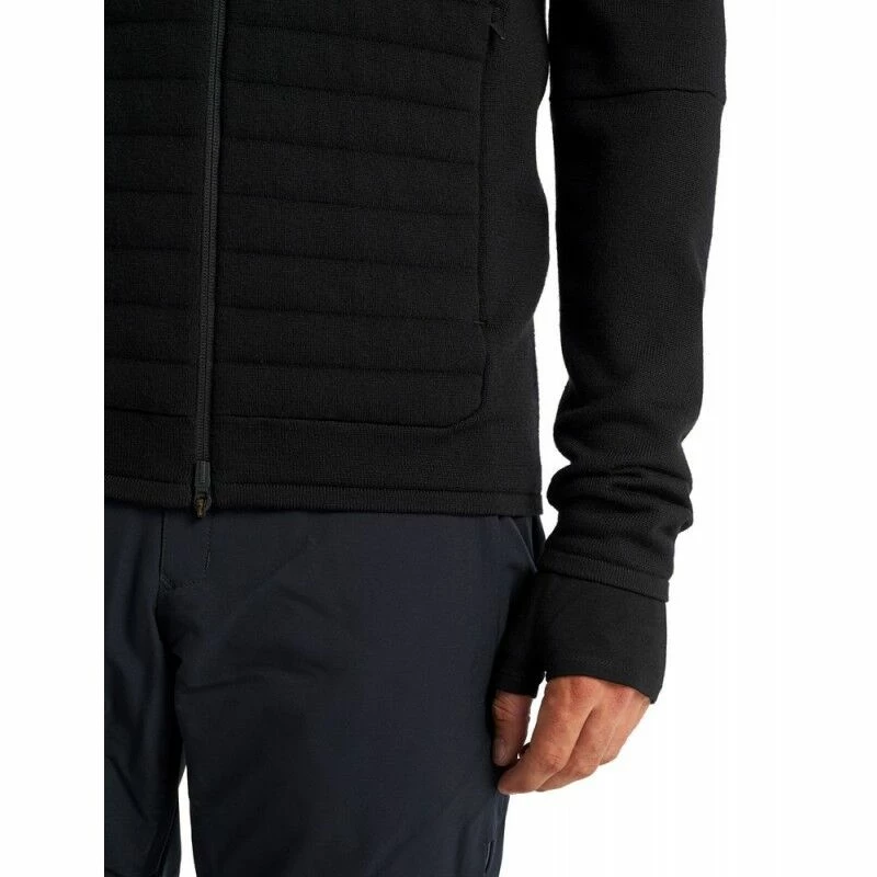 Meilleure vente 🔔 Icebreaker ZoneKnit Insulated LS Zip Hoodie - Polaire en laine mérinos homme I Hardloop ⭐ 12 Meilleure vente 🔔 Icebreaker ZoneKnit Insulated LS Zip Hoodie - Polaire en laine mérinos homme I Hardloop ⭐ – Image 10