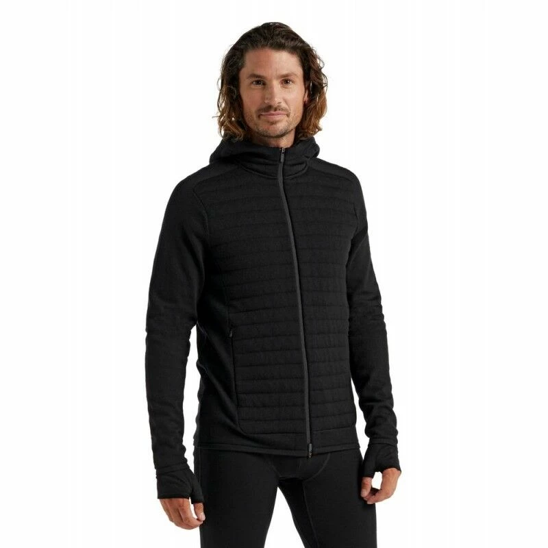 Meilleure vente 🔔 Icebreaker ZoneKnit Insulated LS Zip Hoodie - Polaire en laine mérinos homme I Hardloop ⭐ 3 Meilleure vente 🔔 Icebreaker ZoneKnit Insulated LS Zip Hoodie - Polaire en laine mérinos homme I Hardloop ⭐