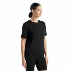 Meilleur prix ⌛ Icebreaker ZoneKnit SS Tee - T-shirt en laine mérinos femme I Hardloop ✨