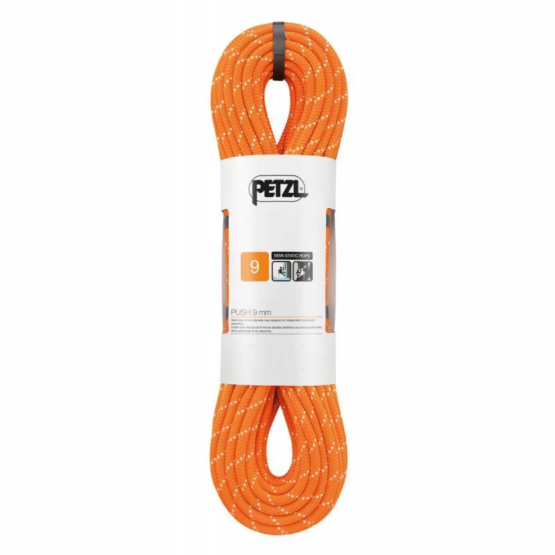 Remise 🧨 Petzl Push 9.0 mm - Corde ❤️ 3 Remise 🧨 Petzl Push 9.0 mm - Corde ❤️